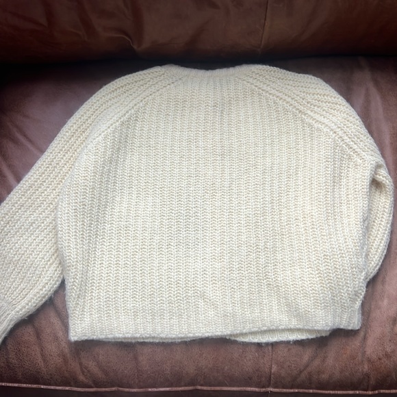 Pale Yellow Sezane Emile Sweater- Medium. - Picture 3 of 8